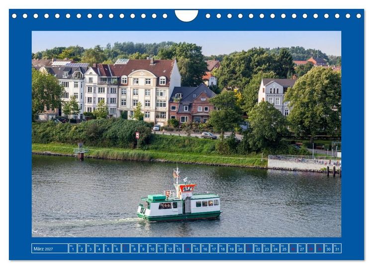 Produktbild: Unterwegs auf dem Nord-Ostsee-Kanal (Wandkalender 2027 DIN A4 quer), CALVENDO Monatskalender