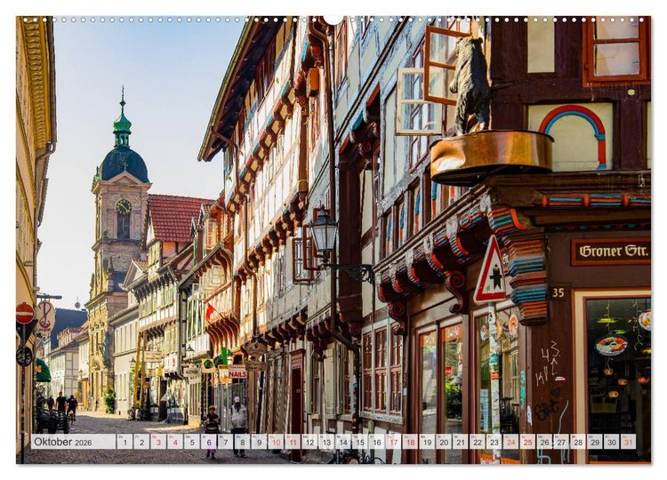 Produktbild: G&ouml;ttingen Impressionen (Wandkalender 2026 DIN A2 quer), CALVENDO Monatskalender