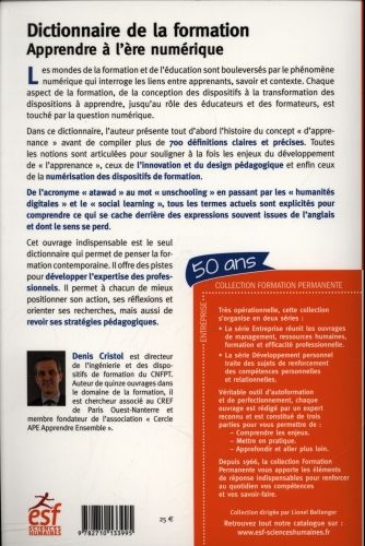 Produktbild: Dictionnaire de la formation