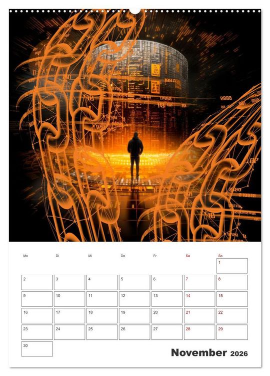 Produktbild: KRYPTO Cooler Terminplaner (Wandkalender 2026 DIN A2 hoch), CALVENDO Monatskalender