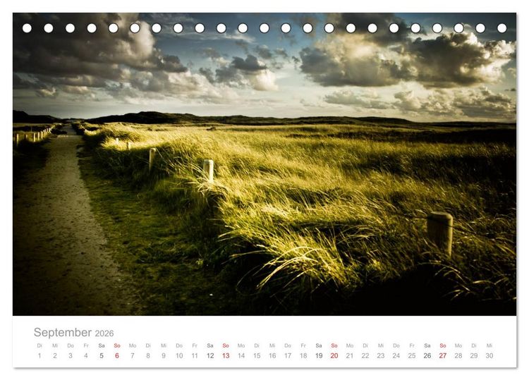 Produktbild: Sylt im Herbst (Tischkalender 2026 DIN A5 quer), CALVENDO Monatskalender