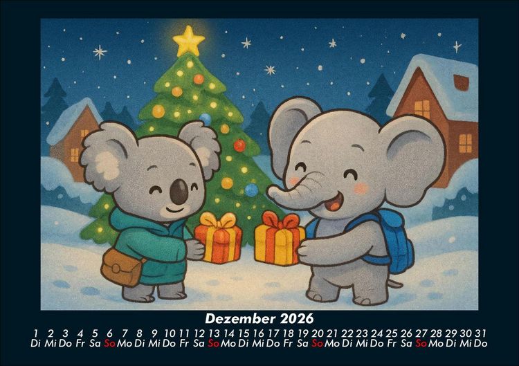 Produktbild: Kiki & Raffi - Reise durch Kanada 2026 Fotokalender DIN A5