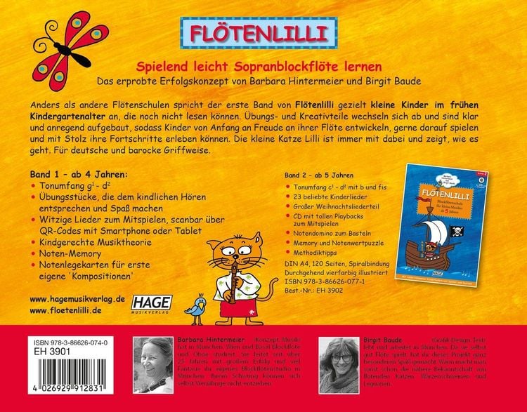 Flötenlilli - Blockflötenschule Band 1
