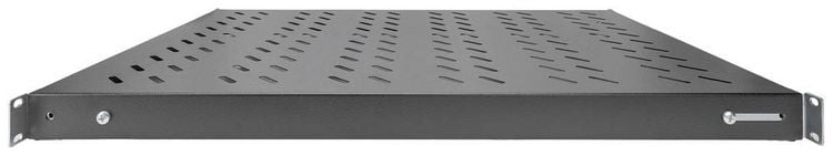 Produktbild: Digitus DN-97649 19 Zoll Netzwerkschrank-Ger&auml;teboden 1 HE variable Befestigungsschienen Geeignet f&uuml;r Schranktiefe: 1000 mm Schwarz (RAL 9005)