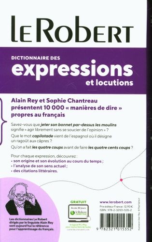 Produktbild: Dictionnaire des expressions et locutions