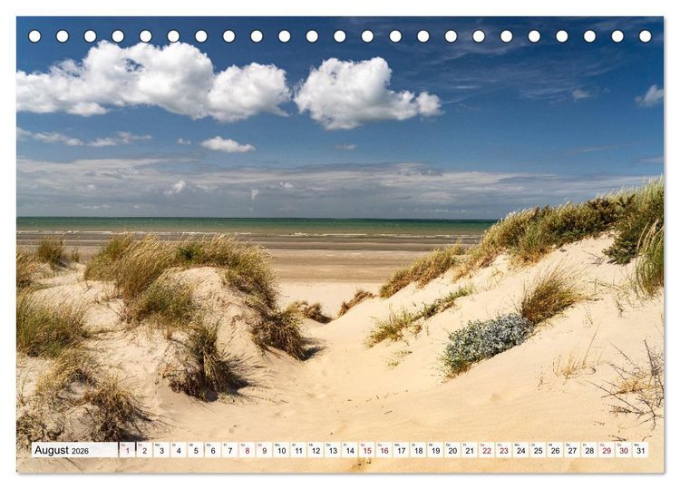 Produktbild: Frankreich - Calais und die Opalk&uuml;ste (Tischkalender 2026 DIN A5 quer), CALVENDO Monatskalender