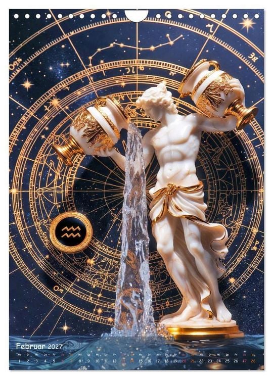 Produktbild: Zodiac Cosmos (Wandkalender 2027 DIN A4 hoch), CALVENDO Monatskalender
