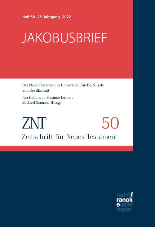 Produktbild: ZNT - Zeitschrift f&uuml;r Neues Testament 25. Jahrgang, Heft 50 (2022)