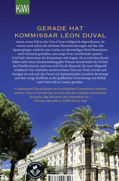 Produktbild: Intrigen an der C&ocirc;te d&acute;Azur / Kommissar Duval Band 2