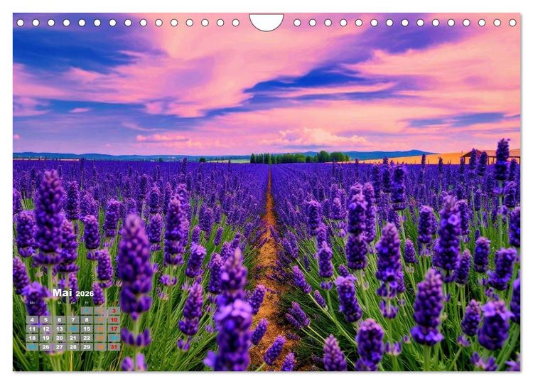 Produktbild: Lavendel f&uuml;r deine Sinne (Wandkalender 2026 DIN A4 quer), CALVENDO Monatskalender