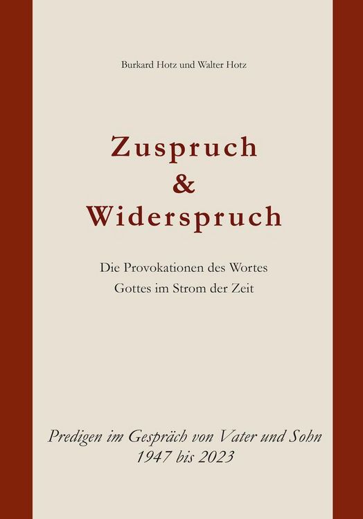 Produktbild: Zuspruch und Widerspruch