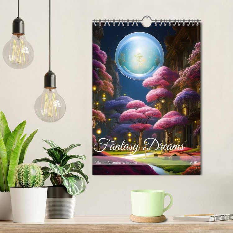 Produktbild: Fantasy Dreams (Wall Calendar 2026 DIN A4 portrait), CALVENDO 12 Month Wall Calendar