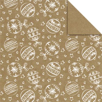 Produktbild: URSUS Faltbl&auml;tter Kraftpapier "Weihnachten", 15 x 15 cm