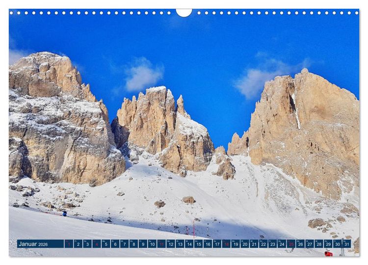 Produktbild: Sella Ronda (Wandkalender 2026 DIN A3 quer), CALVENDO Monatskalender