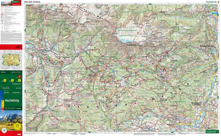 Produktbild: Freytag & berndt Wanderkarte WKXL 3030 Hochk&ouml;nig XL 1:30.000
