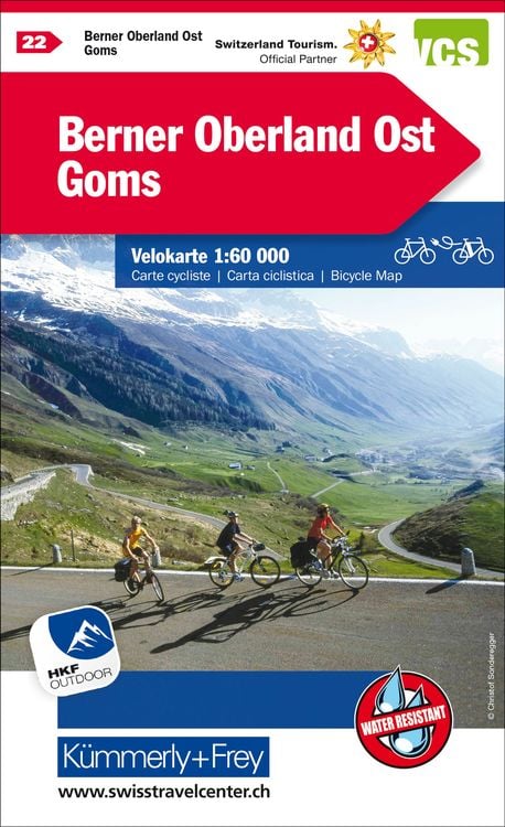 Bild vom Artikel Radwanderkarte Berner Oberland Ost - Goms mit Ortsindex (22) vom Autor 
