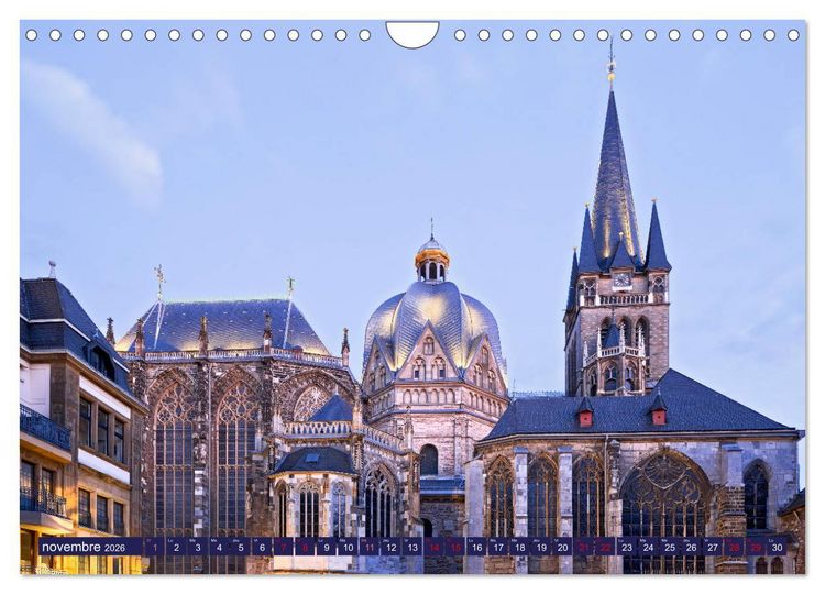 Produktbild: AIX-LA-CHAPELLE Ville imp&eacute;riale (Calendrier mural 2026 DIN A4 vertical), CALVENDO calendrier mensuel