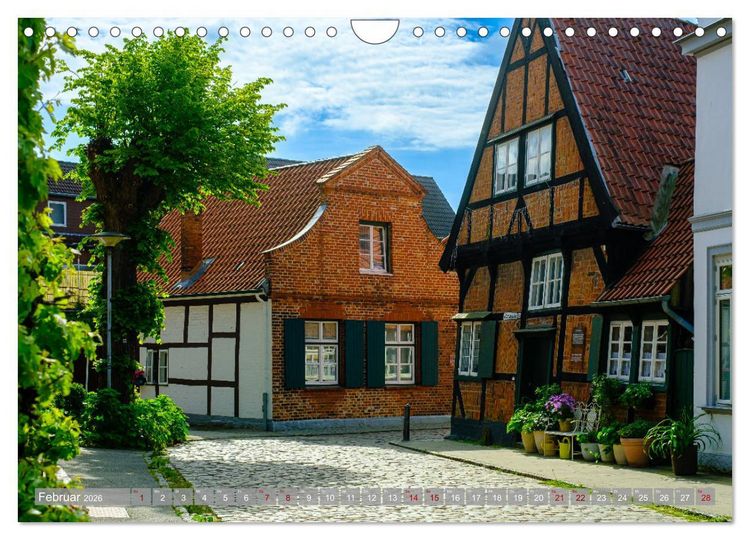 Produktbild: Ein Blick auf L&uuml;beck-Travem&uuml;nde (Wandkalender 2026 DIN A4 quer), CALVENDO Monatskalender