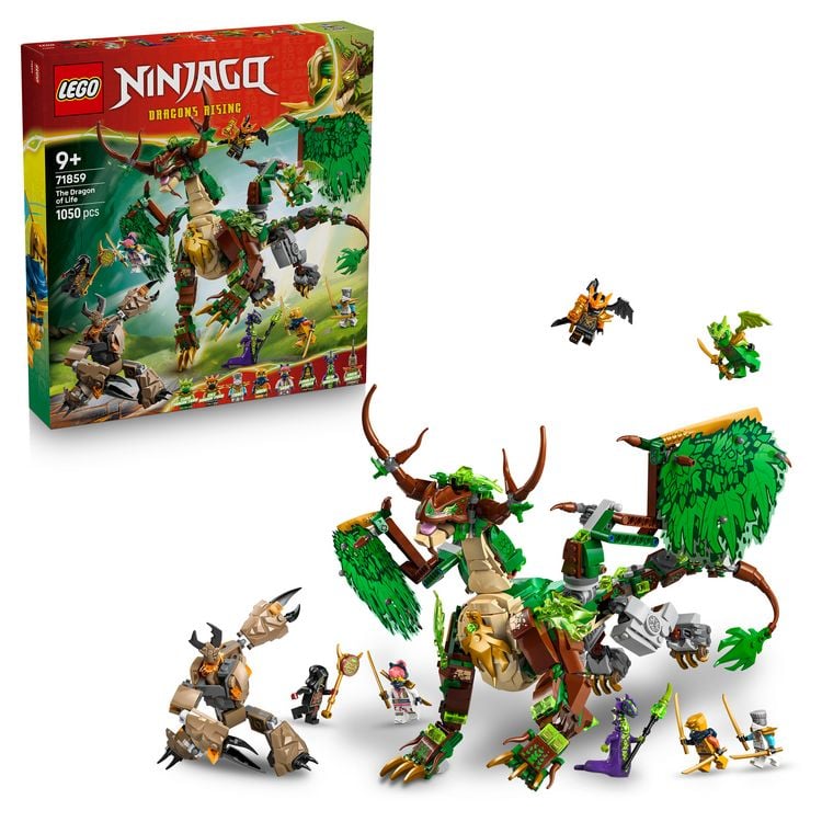 Produktbild: LEGO NINJAGO 71859 Der Drache des Lebens, Spielzeugdrache, Spielzeug