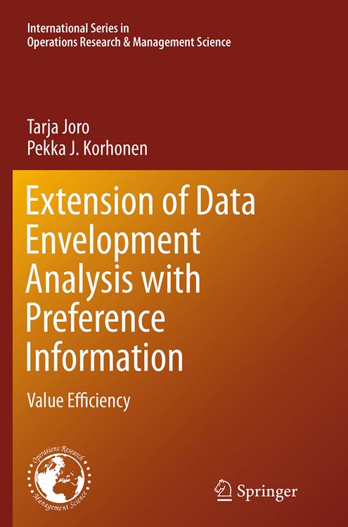 Produktbild: Extension of Data Envelopment Analysis with Preference Information