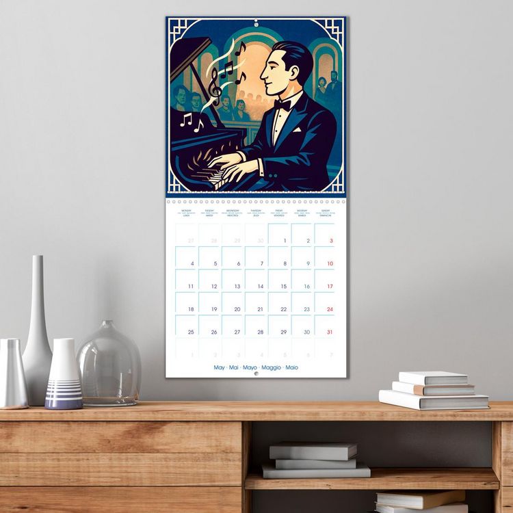 Produktbild: George Gershwin (Wall Calendar 2026 12 &times; 12 Inch) CALVENDO 12 Month Wall Calendar