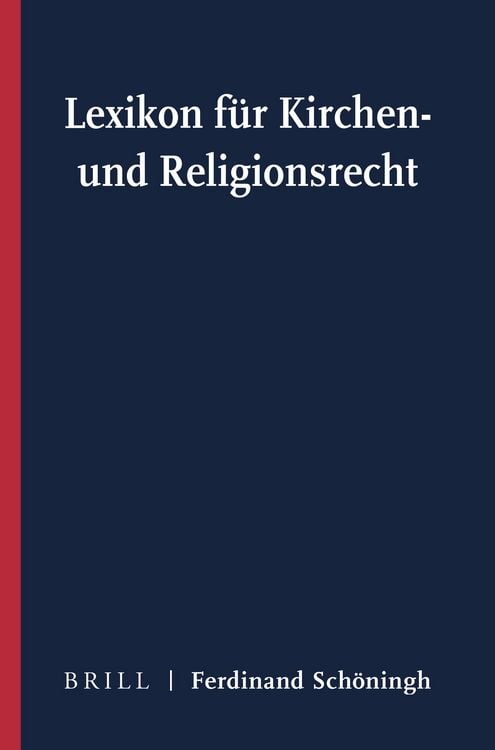 Produktbild: Lexikon f&uuml;r Kirchen- und Religionsrecht