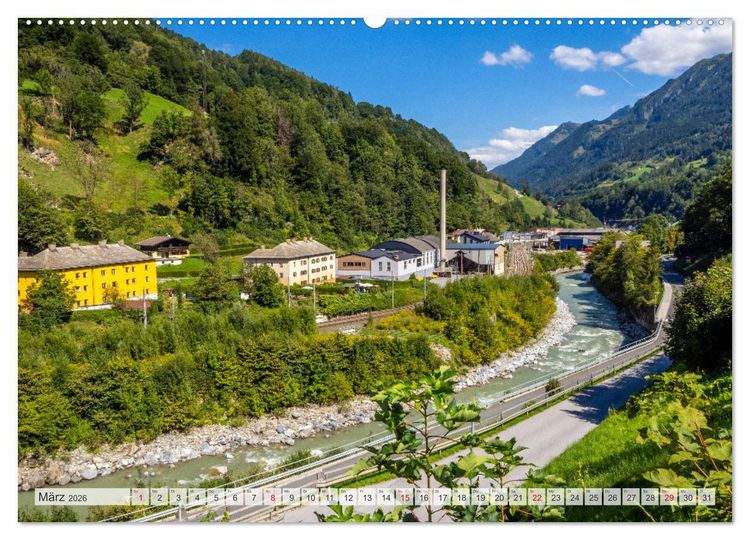 Produktbild: Gr&uuml;&szlig;e aus Lend und Embach (hochwertiger Premium Wandkalender 2026 DIN A2 quer), Kunstdruck in Hochglanz