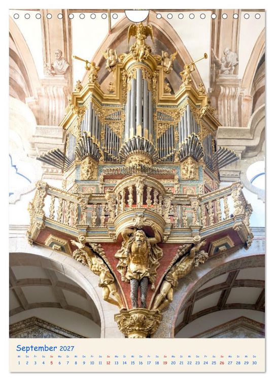 Produktbild: Orgel Giganten (Wandkalender 2027 DIN A4 hoch), CALVENDO Monatskalender