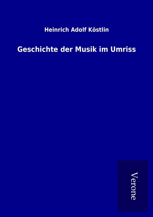 Produktbild: Geschichte der Musik im Umriss