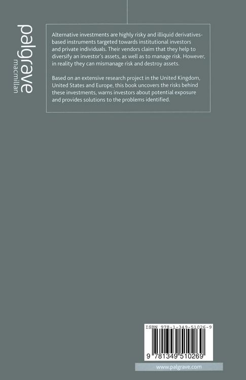 Produktbild: Alternative Investments and the Mismanagement of Risk