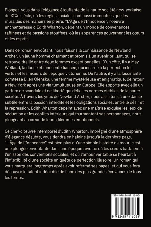 Produktbild: L'&Acirc;ge de L'Innocence (Traduit)