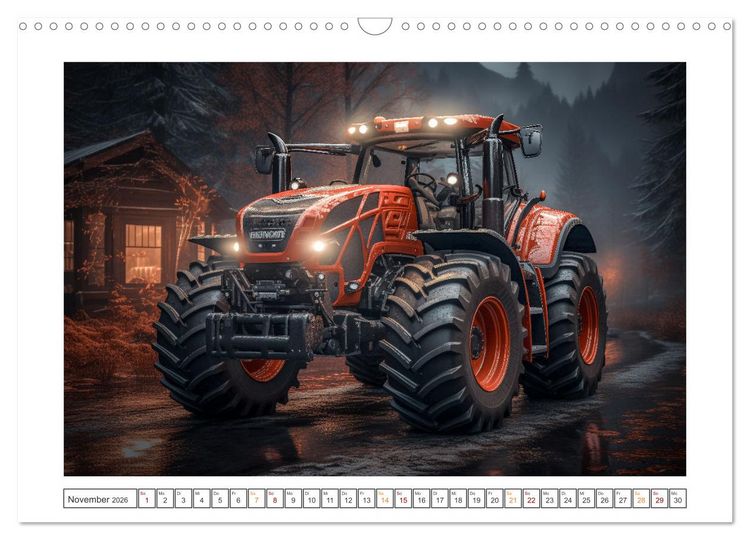 Produktbild: Surrealistische Traktoren (Wandkalender 2026 DIN A3 quer), CALVENDO Monatskalender
