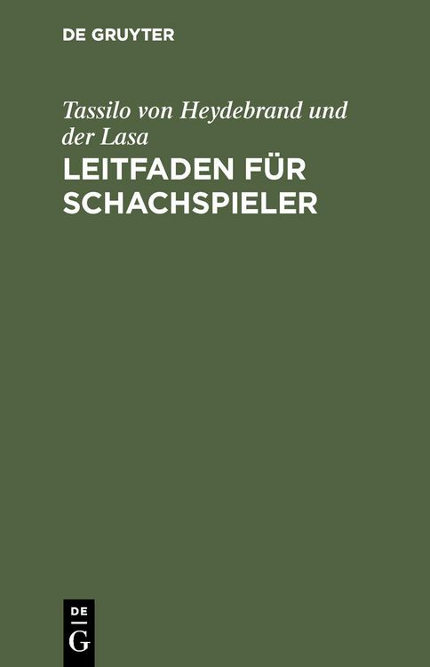 Produktbild: Leitfaden f&uuml;r Schachspieler