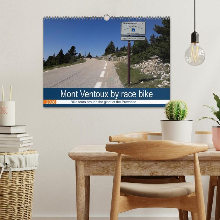 Produktbild: Mont Ventoux by race bike (Wall Calendar 2026 DIN A3 landscape), CALVENDO 12 Month Wall Calendar