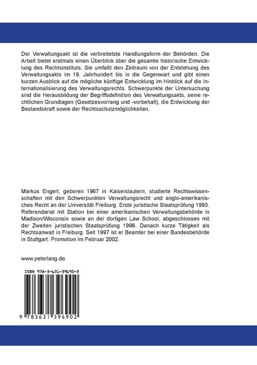 Produktbild: Die historische Entwicklung des Rechtsinstituts Verwaltungsakt