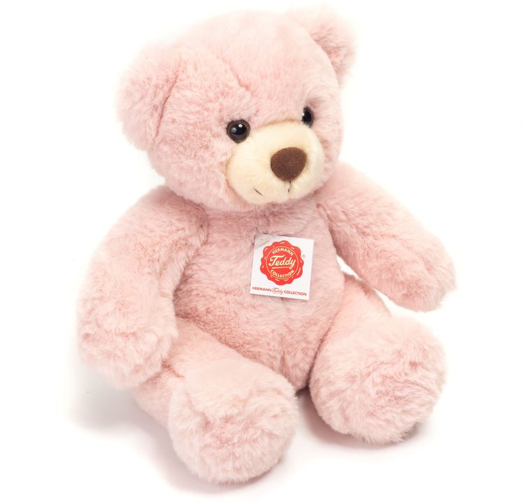 Produktbild: Teddy Hermann 91367 - Teddy Dusty, Teddyb&auml;r rose, Pl&uuml;schtier, Stofftier, 30 cm