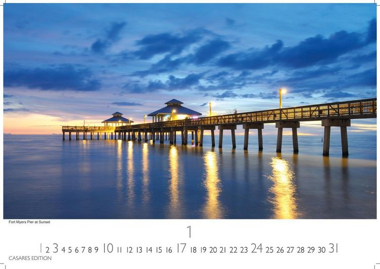 Produktbild: Florida Kalender 2027 &ndash; Wandkalender | Fotokalender Nordamerika 35x50cm Traumhafte Landschaften & K&uuml;stenst&auml;dte voller Lebensfreude, perfekt als Geschenkidee