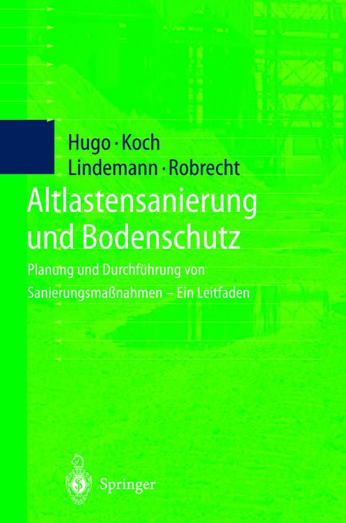 Produktbild: Altlastensanierung und Bodenschutz