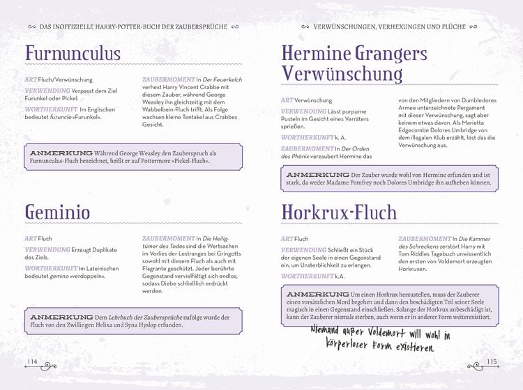 "Das inoffizielle HarryPotterBuch der Zaubersprüche und magischen Gegenstände" online kaufen