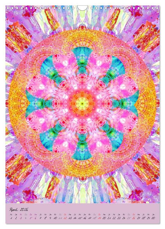 Produktbild: Bl&uuml;hende Mandalas (Wandkalender 2026 DIN A3 hoch), CALVENDO Monatskalender