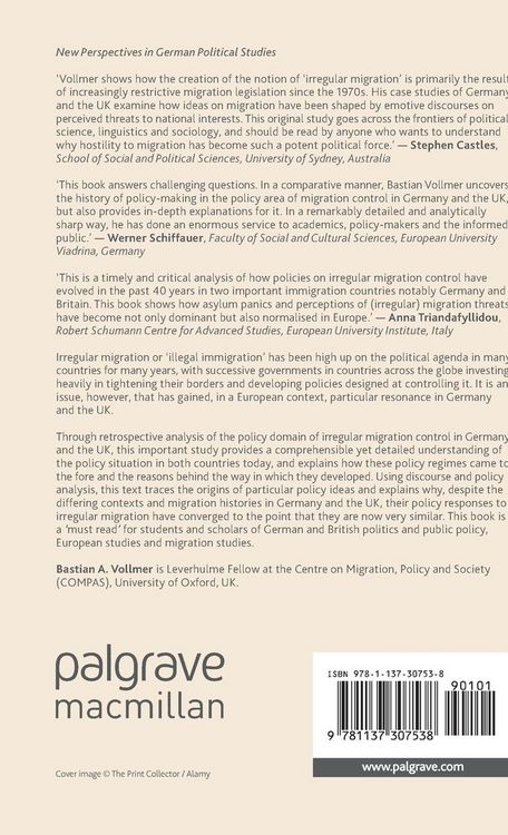 Produktbild: Policy Discourses on Irregular Migration in Germany and the United Kingdom