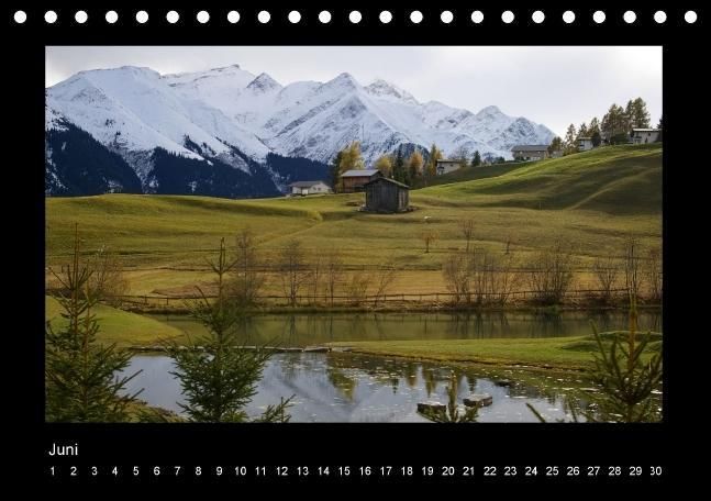 Produktbild: Surselva - Graub&uuml;nden (Tischkalender immerw&auml;hrend DIN A5 quer)