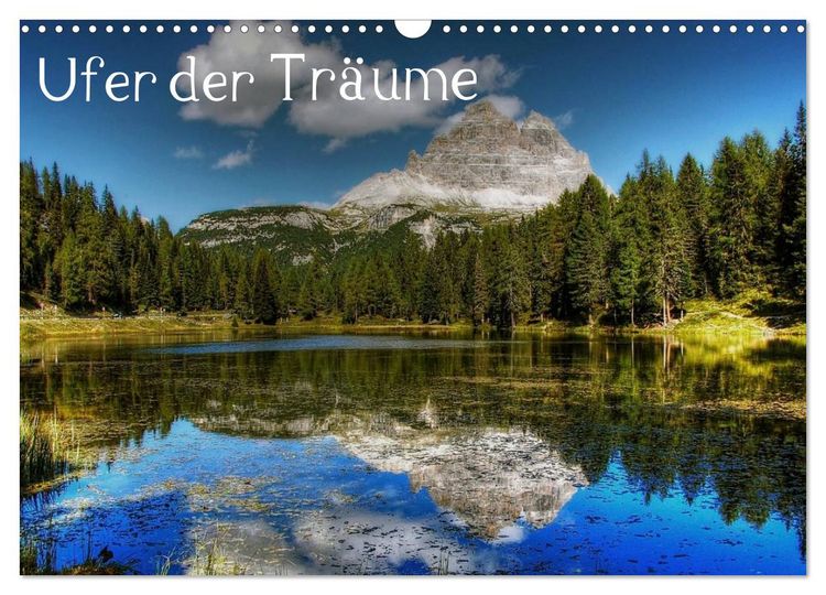 Produktbild: Ufer der Tr&auml;ume (Wandkalender 2026 DIN A3 quer), CALVENDO Monatskalender