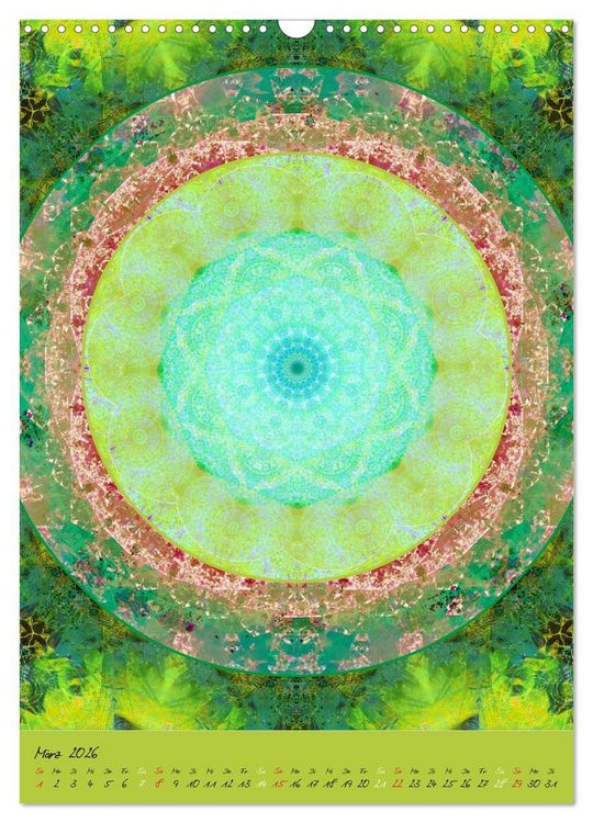Produktbild: BLUMEN MANDALAS (Wandkalender 2026 DIN A3 hoch), CALVENDO Monatskalender