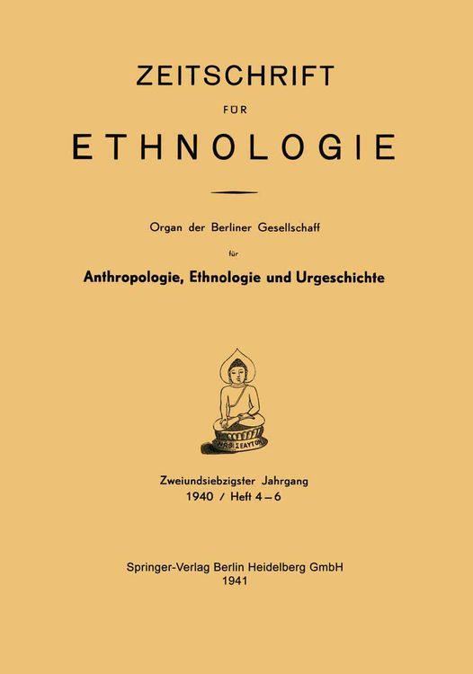 Produktbild: Zeitschrift f&uuml;r Ethnologie