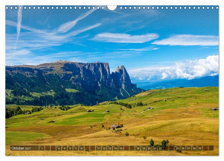 Produktbild: Sehnsucht Seiser Alm (Wandkalender 2027 DIN A3 quer), CALVENDO Monatskalender