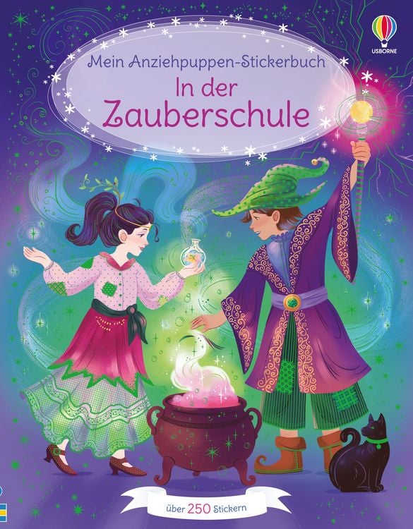 Produktbild: Mein Anziehpuppen-Stickerbuch: In der Zauberschule