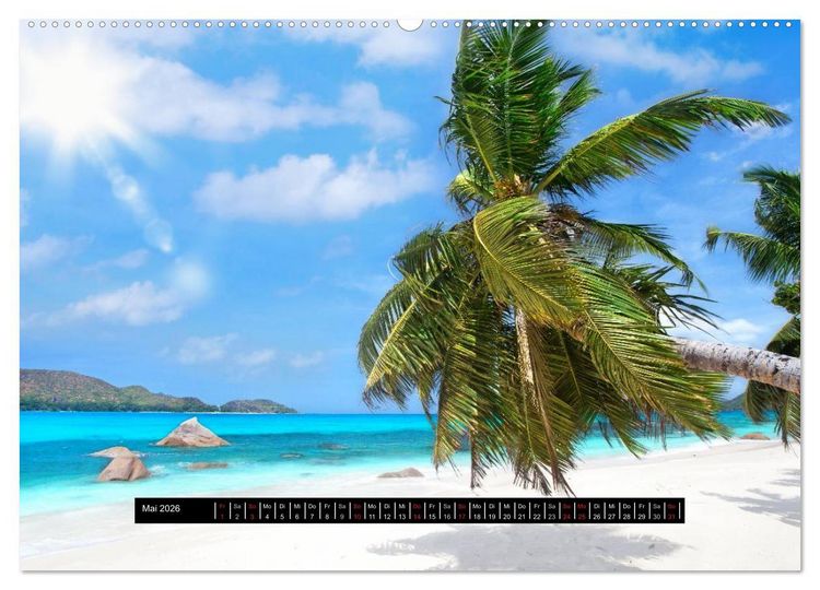 Produktbild: Seychellen (Wandkalender 2026 DIN A2 quer), CALVENDO Monatskalender