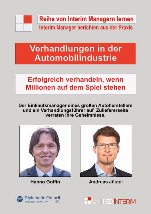 Produktbild: Verhandlungen in der Automobilindustrie