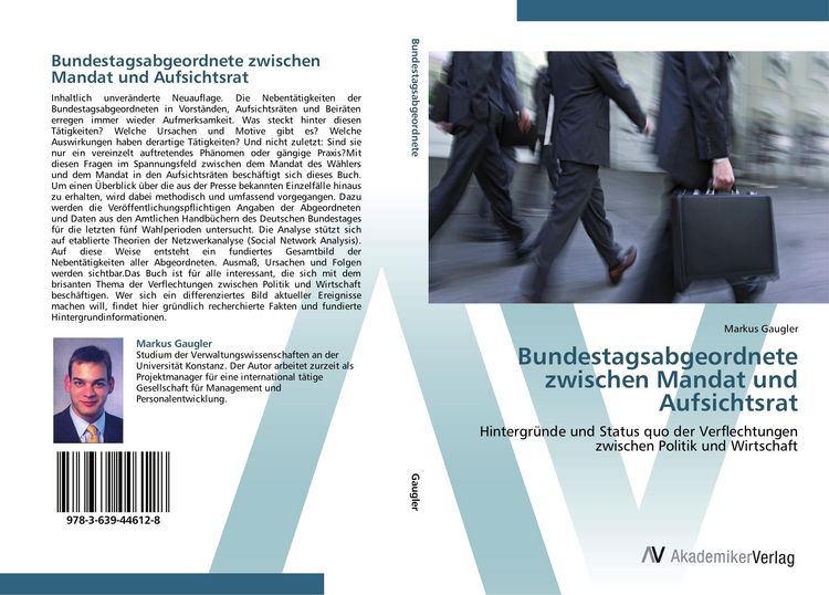 Produktbild: Bundestagsabgeordnete zwischen Mandat und Aufsichtsrat